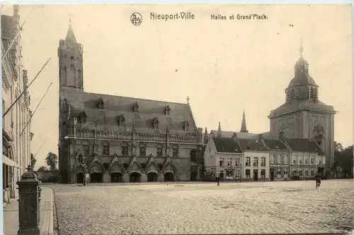 Nieuport-Ville - Halles et Grand Place -102206