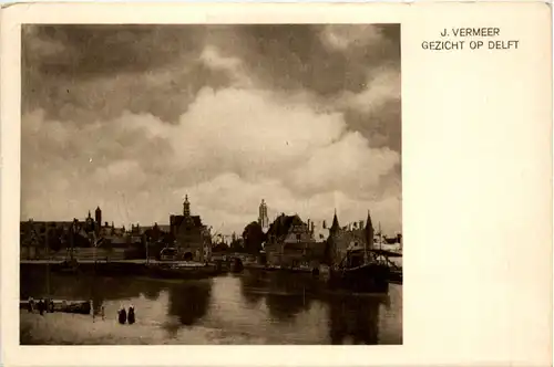 J. Vermeer - Gezicht op Delft -101726