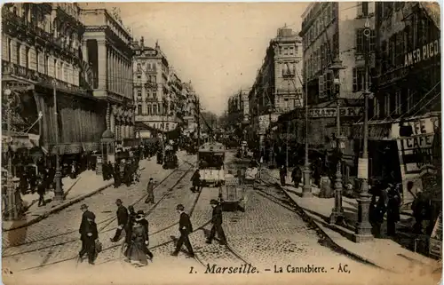 Marseille - La Cannebiere -102058
