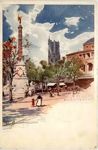 Paris - Place de Chatelet -102136