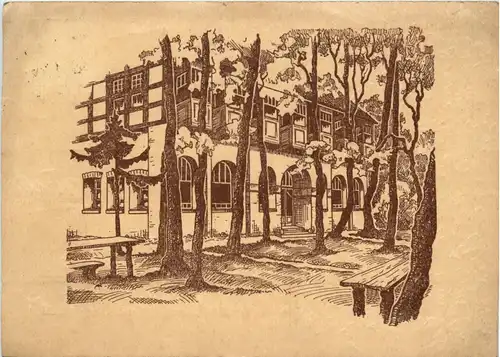 Waldschenke b. Praashof, Forstwald b. Crefeld -371920