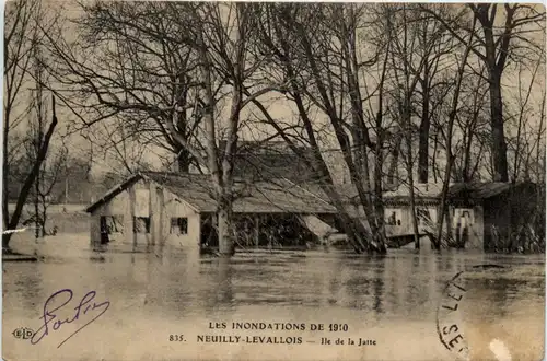 Neuilly Levallois - Les Inondations de 1910 -101982