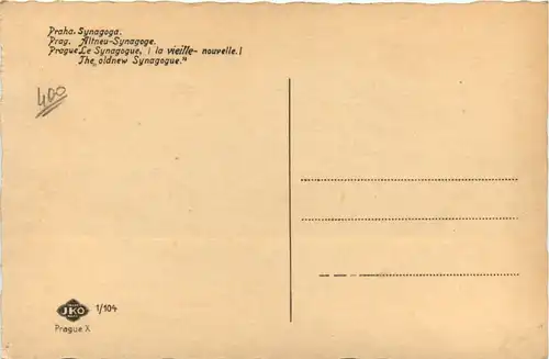 Praha - Synagoga - Judaika -97250