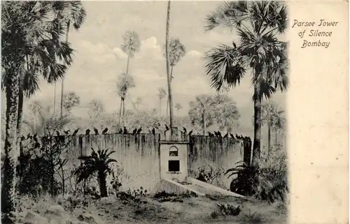 Bombay - Parsee Tower of Silence -101328