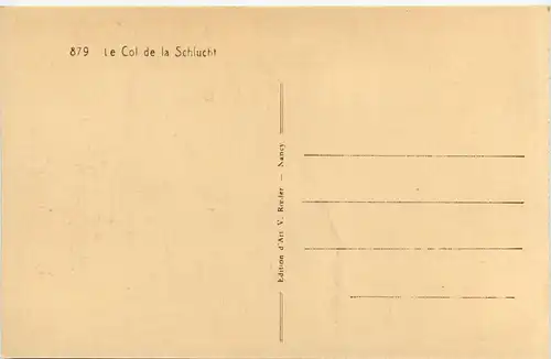 Le Col de la Schlucht -101648