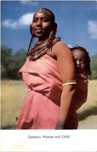 Samburu Woman and Child -97642