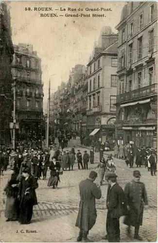 Rouen - Le Rue du Grand Pont -102128