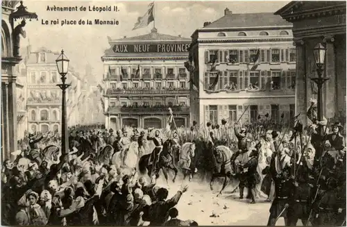 Bruxelles - Avenement du Leopold II -97800