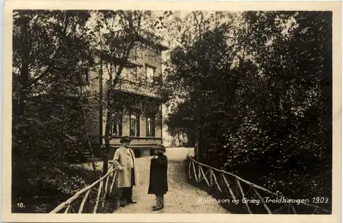 Björnson og Grieg - Troldhaugen 1903 -97202