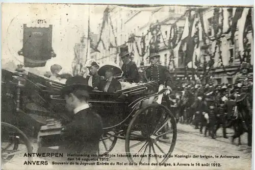 Antwerpen - Souvenir de la Joyeuse Entree du Roi 1912 -97492