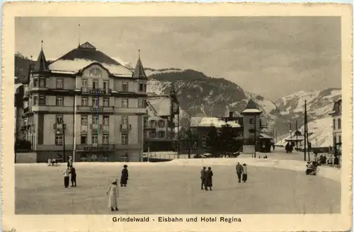 Grindelwald - Eisbahn und Hotel Regina -97532