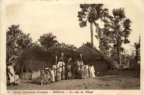 Senegal - Un coin de Village -97590