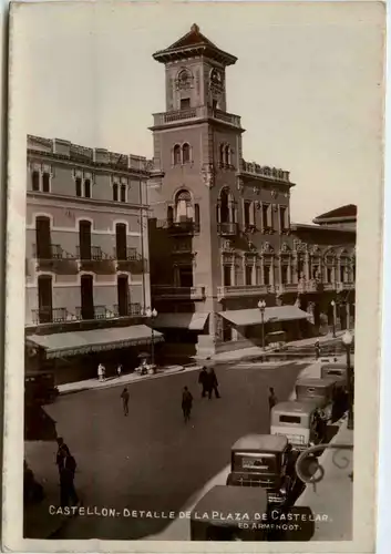 Castellon - Detalle de la Plaza de Castelar -432714
