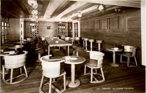 SS Orion - 1st class Tavern -97418