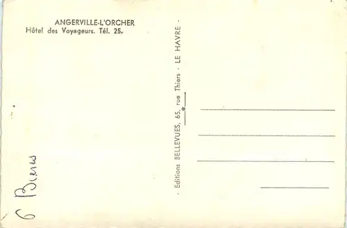 Angerville - L Orcher - Hote ldes Voyageurs -102142