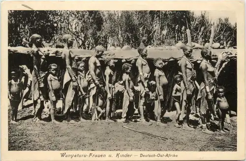 Deutsch Ost Afrika - Wanyaturu Frauen und Kinder -98030