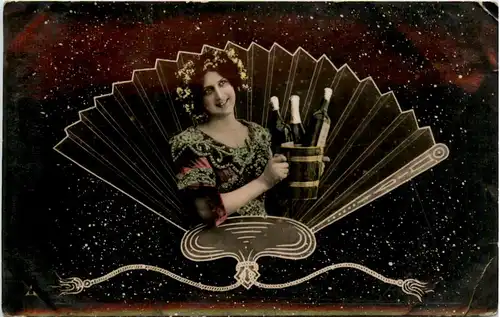 Frau Fächer Wein -97284