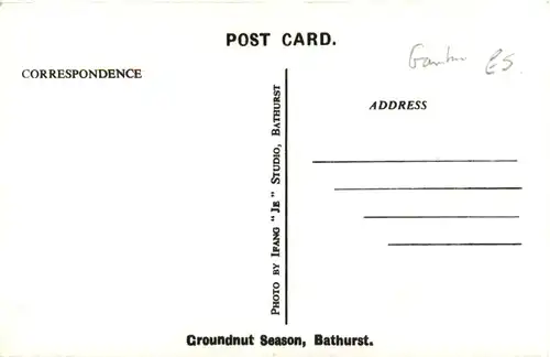 Gambia - Bathurst - Croundnut Season -98172