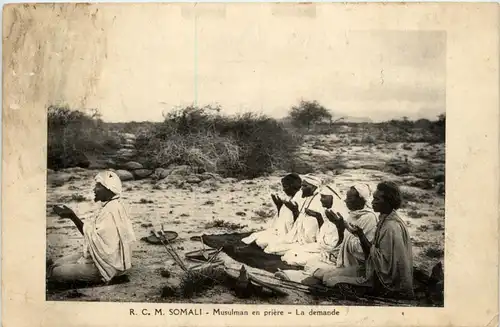 Somali - Musulman en priere -97554