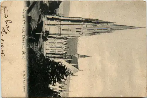 Dunedin - First Church - New Zealand -97382