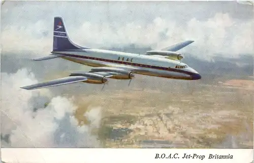 BOAC Jet-Prop Britannia -97308