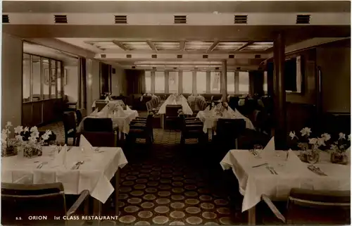 SS Orion - 1st Class Restaurant -97366