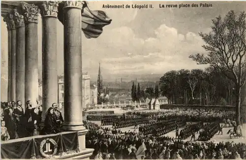 Bruxelles - Avenement du roi Albert 1909 -97520