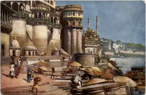 Benares - View of Ghats -101324