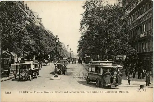 Paris - Perspective du Boulevard Montmartrre -101444