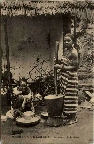 Congo - Les preparatifs du diner -98298