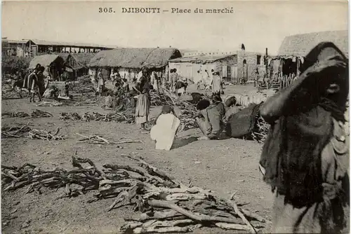 Djibouti - Place du marche -98712