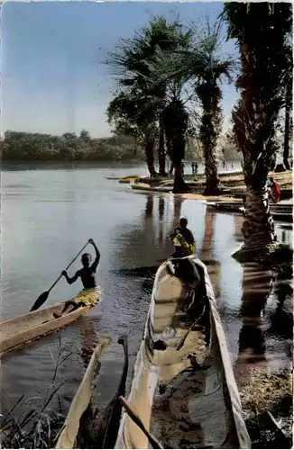 Senegal - Scene de vie au bord du Fleuve -98438
