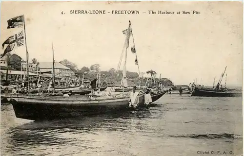 Sierra Leone - Freetown - The Harbour at Saw Pitt -98458
