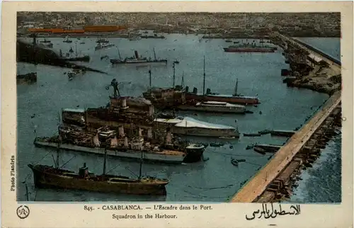 Casablanca - Squadron in the harbour -433664