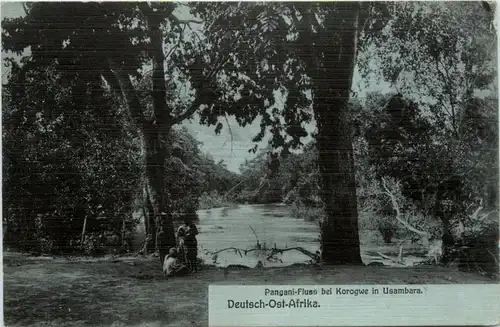 Deutsch Ost Afrika - Pangani Fluss bei Korogwe in Usambara -98888