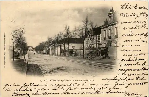 Chatillon sur Seine - Avenue de la Gare -101922