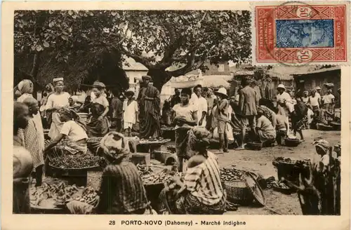 Dahomey - Porto Novo - Marche indigene -98066