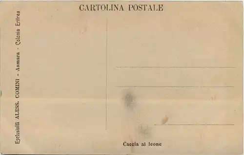 Eritrea - Caccia al leone -98490