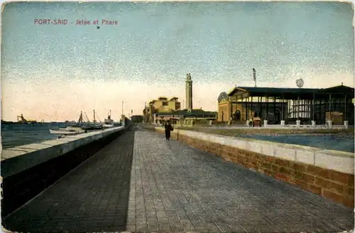 Port Said - Jetee et Phare -99638