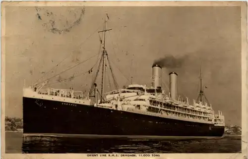 Orient Line RMS Ormonde -99778