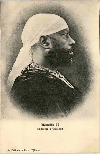 Ethiopie - Menelik II empereur d Abyssinie -99126