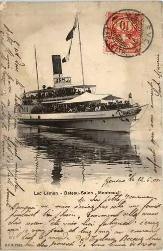 Lac Leman - Bateau-Salon Montreux -434864