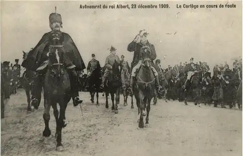 Bruxelles - Avenement du roi Albert 1909 -97474
