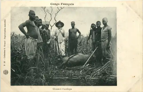 Congo - Chasse a l antilope - JAgd -99330