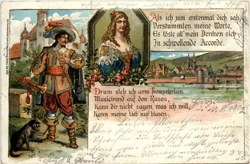 Bläser von Säckingen - Litho -454870