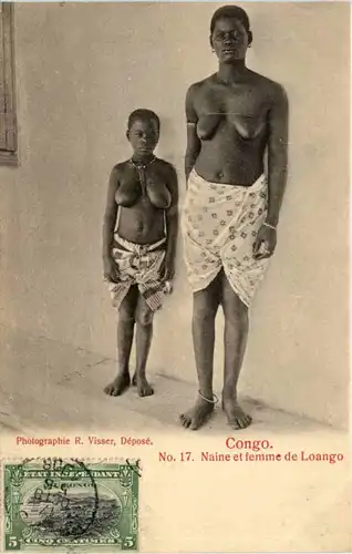 Congo - Nane et femme de Loango Erotik -99344