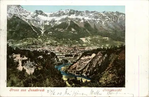 Innsbruck, Grüsse, Totalansicht -359174