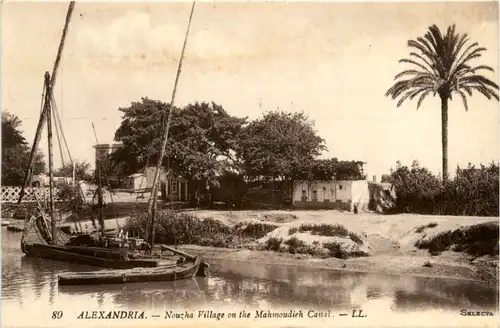 Alexandria - Nouzha Village on the Mahmoudieh Canal -99706
