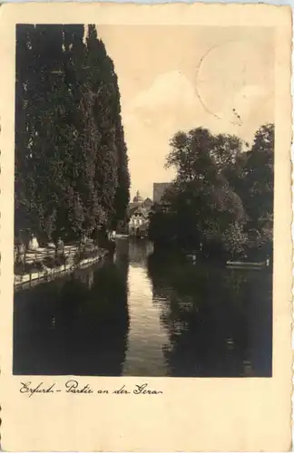 Erfurt, Partie an der Gera -372360
