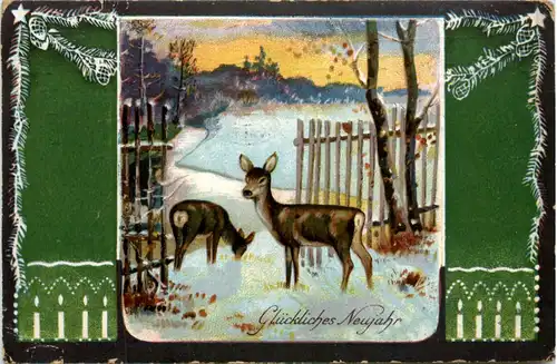 Neujahr - Reh -454904